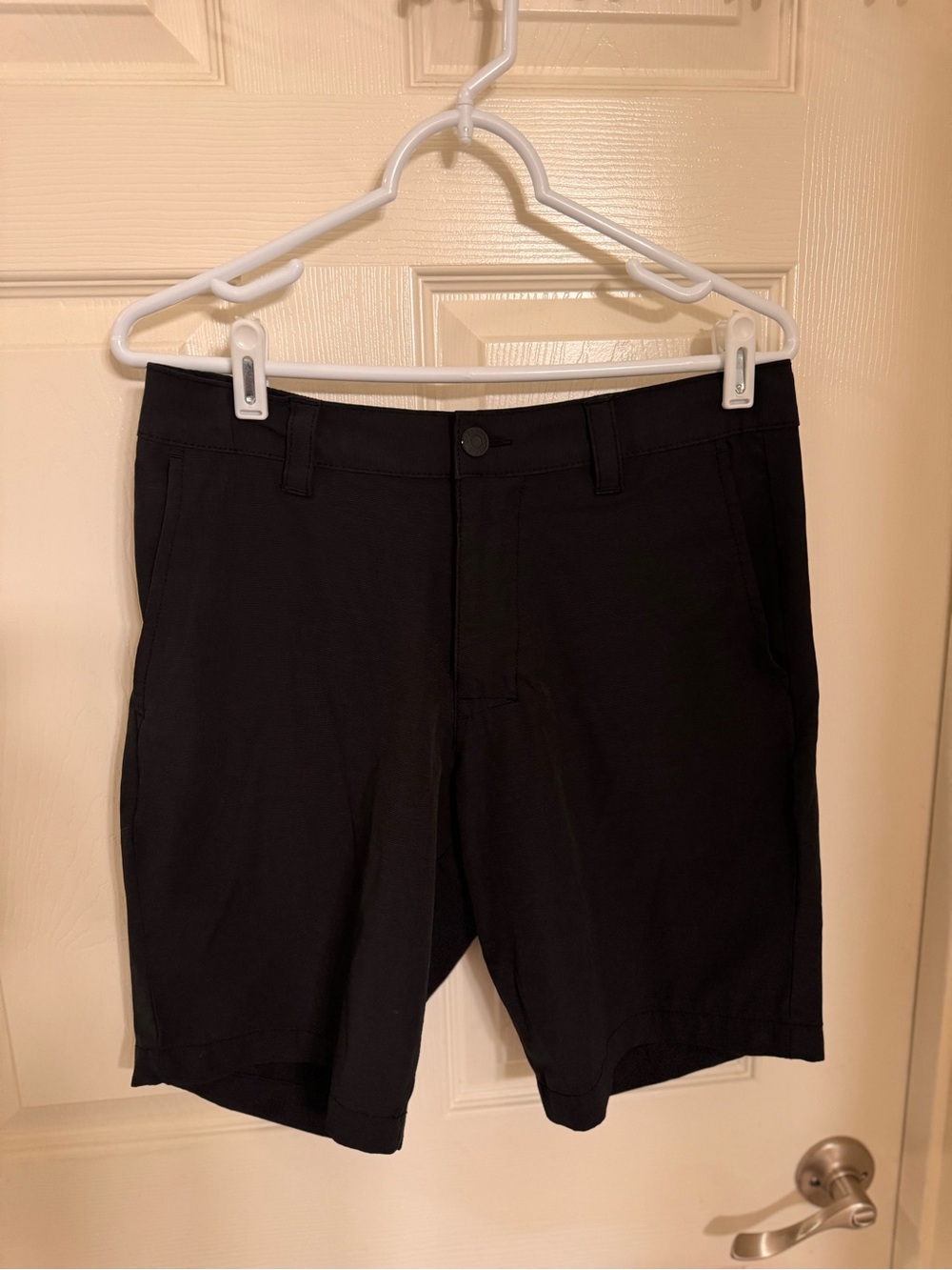 Banana Republic Black Flat-Front Men's Shorts